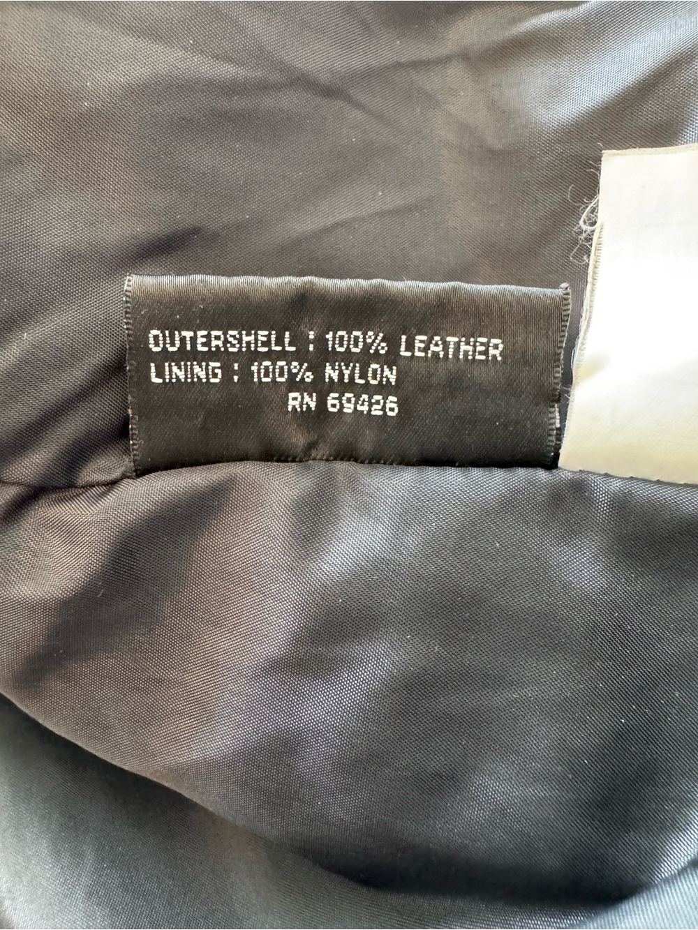 Vintage 90s/Y2K Wilson Black Leather Button-Front Women's Jacket Soft Leather - Picture 7 of 9